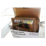 Box of misc frames and prints