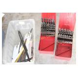 2 Sets of drill bits and saws all blades