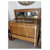 Oak Buffet - bottom drawer needs attention