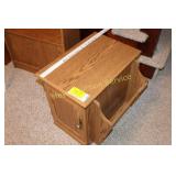 Slide table w/magazine rack