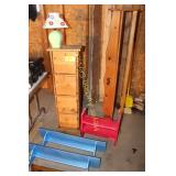 Multiple Shelves & Lamp - 7 pieces