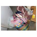 Box of Easter Baskets, eggs & Decor