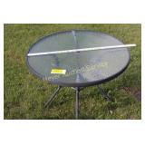 Glass top Yard Table