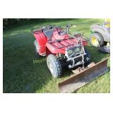Yamaha Bear Tracker 4-Wheeler w/snow plow