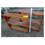 2 Wooden Shelves