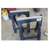 2 Folding Saw horses