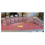 Glass top Ball Jars (11 )