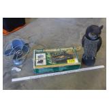 Handi Breeze Fan, Owl & Hibachi Grill