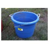 Blue Yard Tub With Handles