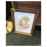 Framed Kitchen wall decor, 13 x 17 inches Framed Kitchen wall decor, 13 x 17 inches