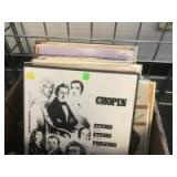Assorted records, most are classical Assorted records, most are classical