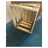 Newer Wooden decorative crate Newer Wooden decorative crate