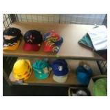 Assorted hats, some are new