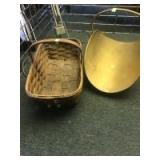 Wooden Basket and firewood cradle Wooden Basket and firewood cradle