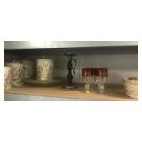Assorted Home Decor and dish lot, includes a canister set Assorted Home Decor and dish lot, includes a canister set