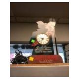 James E Pepper Whiskey Clock, non working