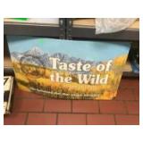 2-"Taste of the Wild" Cardboard signs