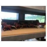 Cast Iron Beer Barrel Wagon with box Cast Iron Beer Barrel Wagon with box