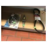 Serpentine belt, hinge, and plumbing set Serpentine belt, hinge, and plumbing set