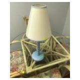 Wooden Table Lamp, tested working Wooden Table Lamp, tested working