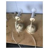 Set of wall sconce lights Set of wall sconce lights