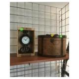 NEW Clock and newer made keepsake box