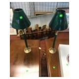 Set of matching candlestick lamps ONLY with shades Set of matching candlestick lamps ONLY with shades
