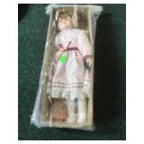 Porcelain faced doll Porcelain faced doll