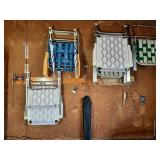 8 Folding Chairs And 2 Umbrellas