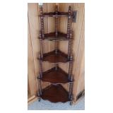 5 Shelf Corner Knick-Knack Stand