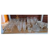 Cross and Olive juice glasses, Brandy glasses,