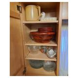 Vintage cannisters, cracker barrel jars, wooden