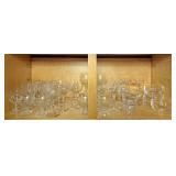 Glassware lot! Including wine glasses, parfait