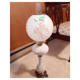 Vintage Kerosene Lamp. 30" high