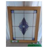 Lovely Faux Stained Glass Hanging Window