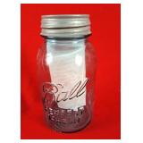 Very Unique Blue Ball Jar