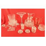 Lovely glassware lot! Including bowl, vase,