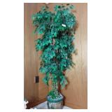 Big artificial plant with delicate flower pot 6ft