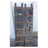 Pair Of Home Made Wood Car Ramps