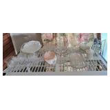 Glassware lot! Candy dishes, creamer, sugar dish,