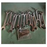 Assorted Wrenches, Mix Sizes And Brand