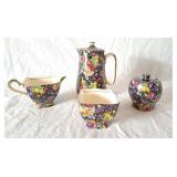 Royal Winton Grimwades tea pot, creamer, and