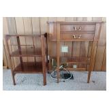 Side Table with Shelves and Hallway Table with