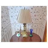 Trio of lamps. Tallest is 27" high