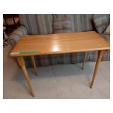 Light brown table