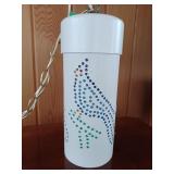 Multi-Colored Bird Hanging Plastic Lamp