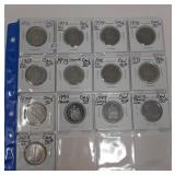 13 Uncirculated Canadian 50 Cent Pieces Starting