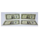 3, 1935 & 1, 1957 USA $1 Bills