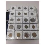 Binder with International Coins from the