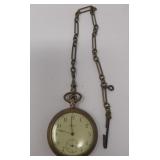 Elgin Pocket Watch with Chain. Ran When Tested.